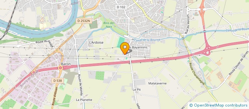 localisation de l'entreprise MONSIEUR SELIM BAKI  BOURG-DE-PEAGE