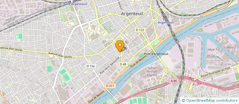 localisation de l'entreprise MONSIEUR SELIM BASTUG  ARGENTEUIL