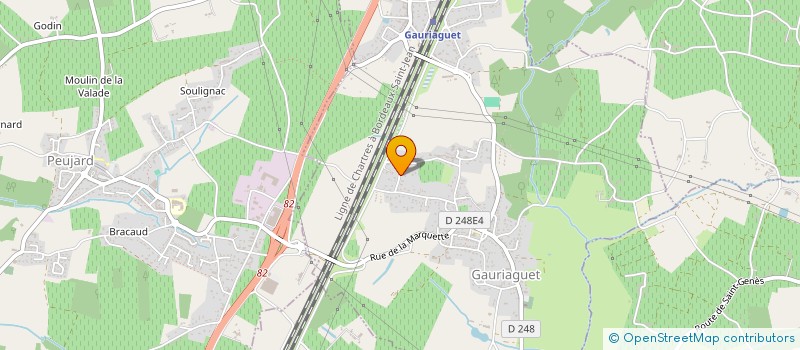 localisation de l'entreprise MONSIEUR SELIM BOUCHAILA  SAINT-ANDRE-DE-CUBZAC