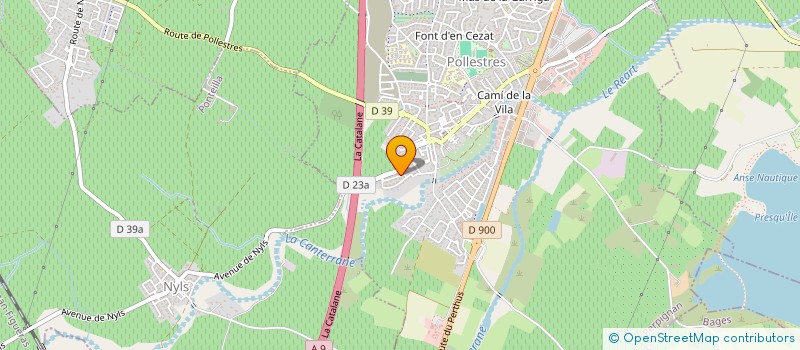 localisation de l'entreprise MONSIEUR SELIM BOUCILA  POLLESTRES