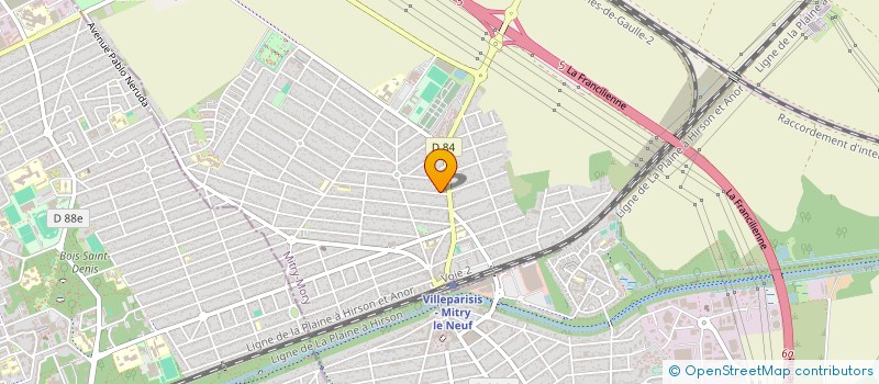 localisation de l'entreprise MONSIEUR SELIM BOUDJANI  MITRY-MORY