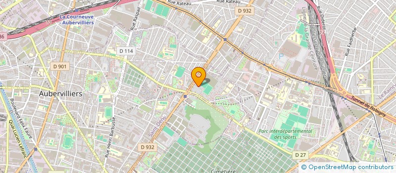 localisation de l'entreprise MONSIEUR SELIM CHAOUKI  PANTIN