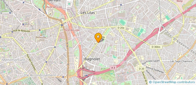 localisation de l'entreprise MONSIEUR SELIM DAHMANI à CLICHY