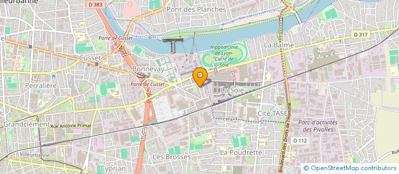 localisation de l'entreprise MONSIEUR SELIM DEMIR  VILLEURBANNE