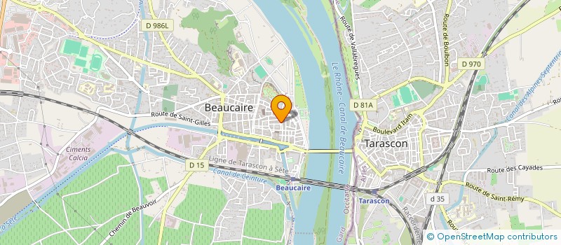 localisation de l'entreprise MONSIEUR SELIM ECHARIF  BEAUCAIRE