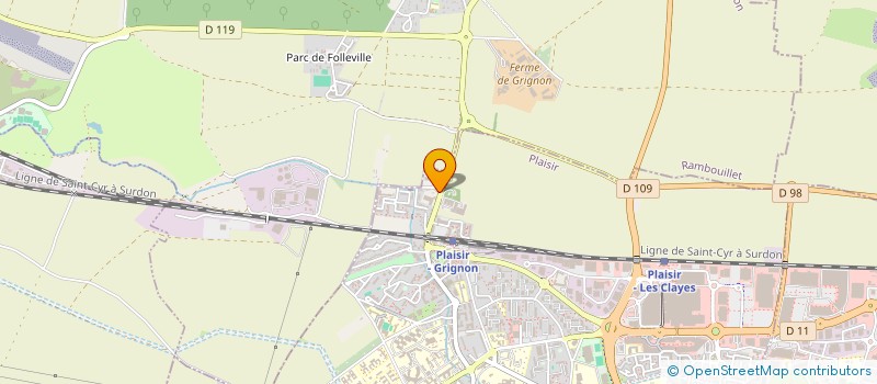 localisation de l'entreprise MONSIEUR SELIM EGOT  PLAISIR