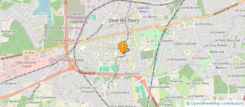 localisation de l'entreprise MONSIEUR SELIM GAMIS  JOUE-LES-TOURS