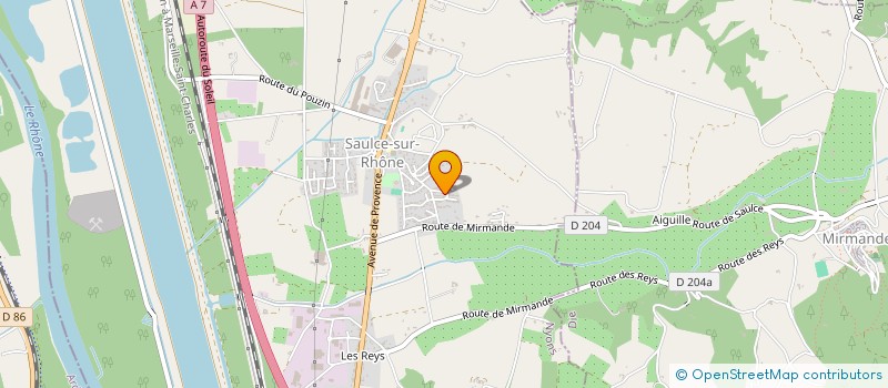 localisation de l'entreprise MONSIEUR SELIM GUL  SAULCE-SUR-RHONE