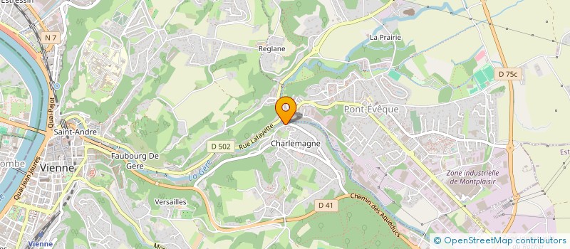 localisation de l'entreprise MONSIEUR SELIM HADDAD à VIENNE