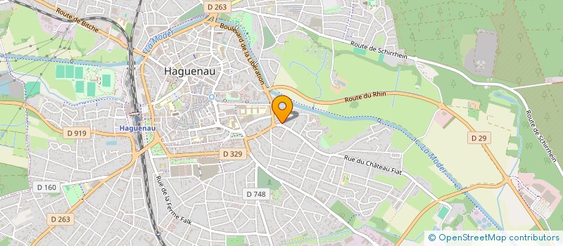 localisation de l'entreprise MONSIEUR SELIM HUNER  HAGUENAU