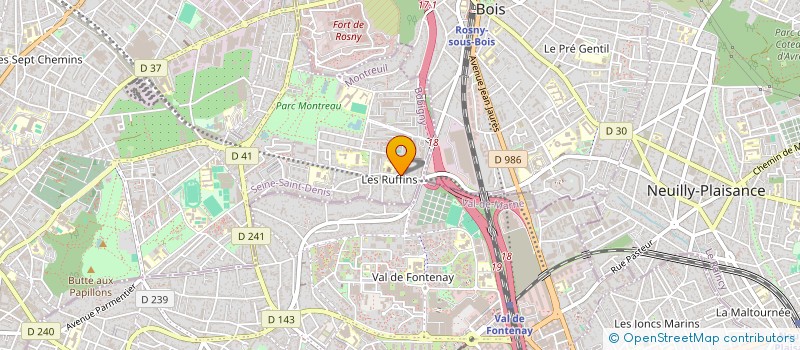 localisation de l'entreprise MONSIEUR SELIM ILHAN à MONTREUIL