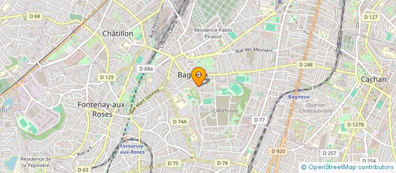 localisation de l'entreprise MONSIEUR SELIM ISKER à BAGNEUX