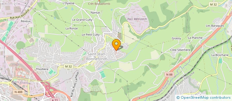 localisation de l'entreprise MONSIEUR SELIM LAGHRIB  SAINT-JEAN-BONNEFONDS