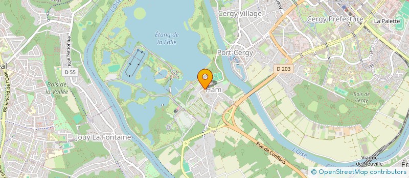 localisation de l'entreprise MONSIEUR SELIM LALEM  CERGY