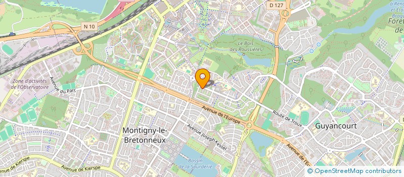 localisation de l'entreprise MONSIEUR SELIM LAURENT  GUYANCOURT