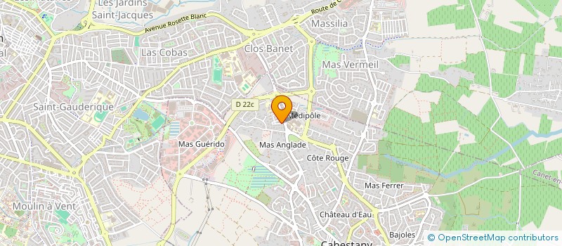 localisation de l'entreprise MONSIEUR SELIM MEDDAH  CABESTANY