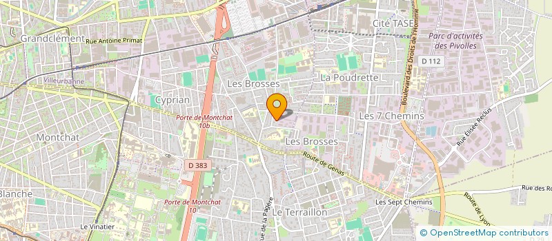 localisation de l'entreprise MONSIEUR SELIM MEHIDIC  VILLEURBANNE