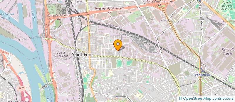 localisation de l'entreprise MONSIEUR SELIM MEMIS  SAINT-FONS