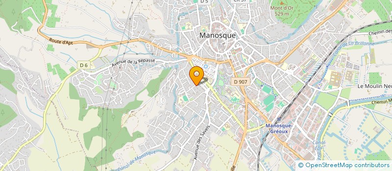 localisation de l'entreprise MONSIEUR SELIM MENEI à MANOSQUE