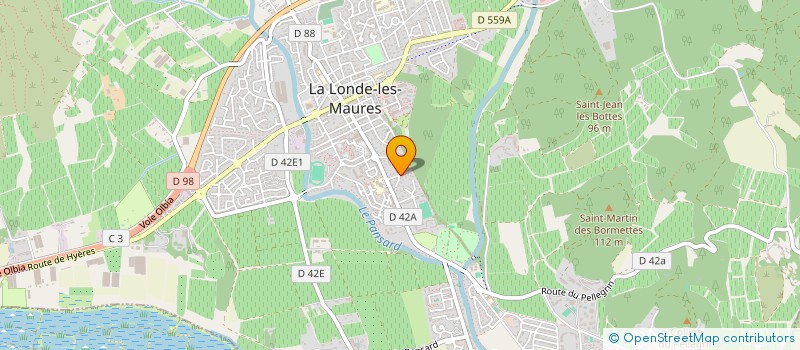 localisation de l'entreprise MONSIEUR SELIM MERABET  LA LONDE-LES-MAURES