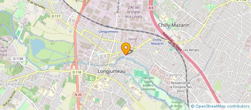 localisation de l'entreprise MONSIEUR SELIM NASSIF à LONGJUMEAU