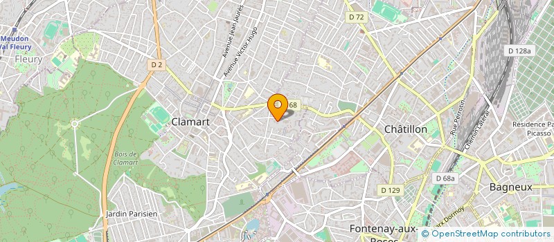 localisation de l'entreprise MONSIEUR SELIM OSMANI à CLAMART