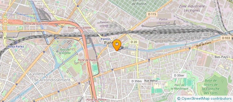 localisation de l'entreprise MONSIEUR SELIM RABOUDI à PANTIN