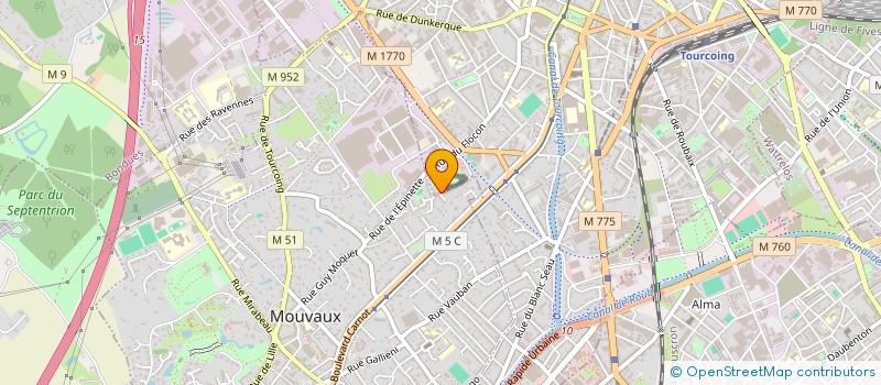 localisation de l'entreprise MONSIEUR SELIM SAHRAOUI  TOURCOING