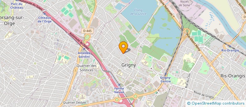 localisation de l'entreprise MONSIEUR SELIM SLIMANE  GRIGNY