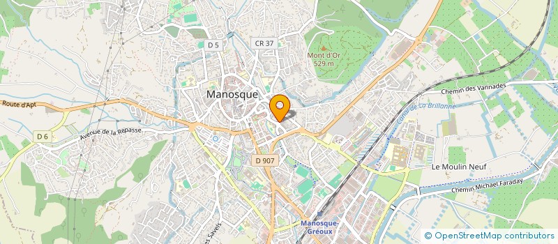 localisation de l'entreprise MONSIEUR SELIM TURKAN à MANOSQUE