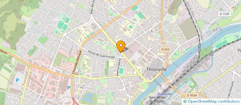 localisation de l'entreprise MONSIEUR SELIM ZOUACHE  THIONVILLE