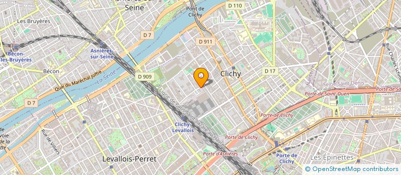 localisation de l'entreprise MONSIEUR SELIME MENZER à CLICHY