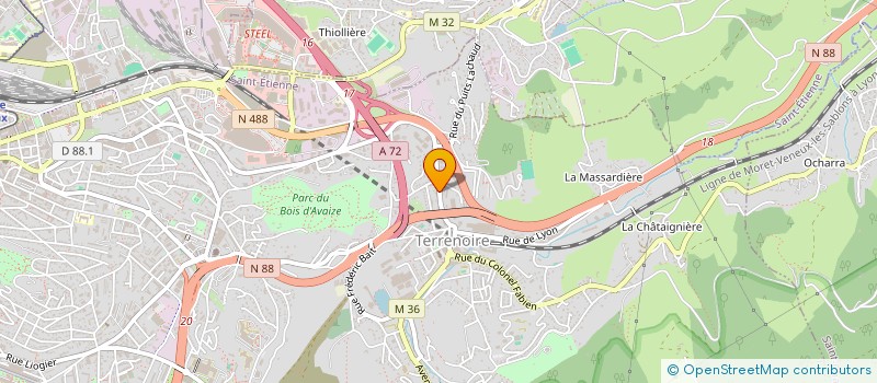 localisation de l'entreprise MONSIEUR SELLAG MECHEGUEB à SAINT-ETIENNE
