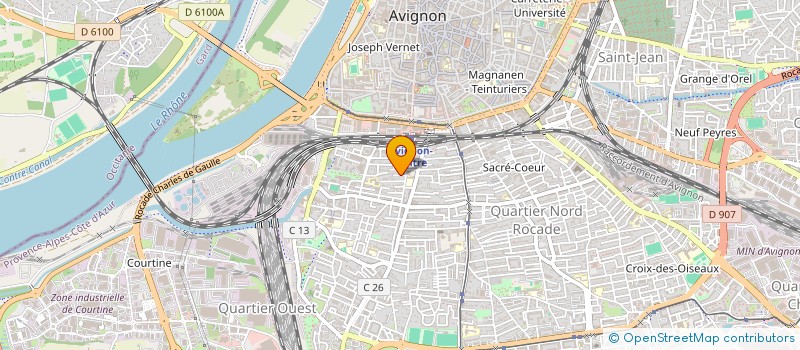 localisation de l'entreprise MONSIEUR SELLAM MONAIM  AVIGNON