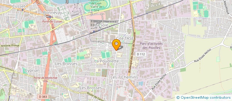 localisation de l'entreprise MONSIEUR SELMA SALAH  VAULX-EN-VELIN