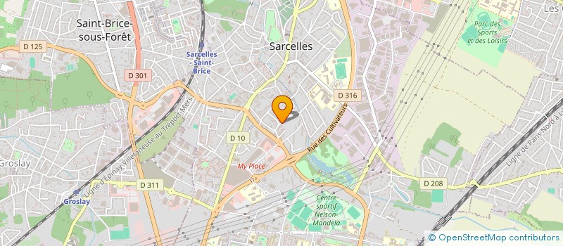 localisation de l'entreprise MONSIEUR SELMAN DIRIL à SARCELLES
