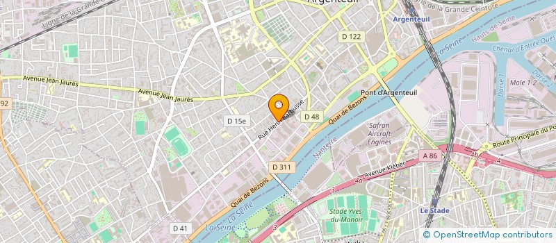 localisation de l'entreprise MONSIEUR SELMANE AISSA  ARGENTEUIL