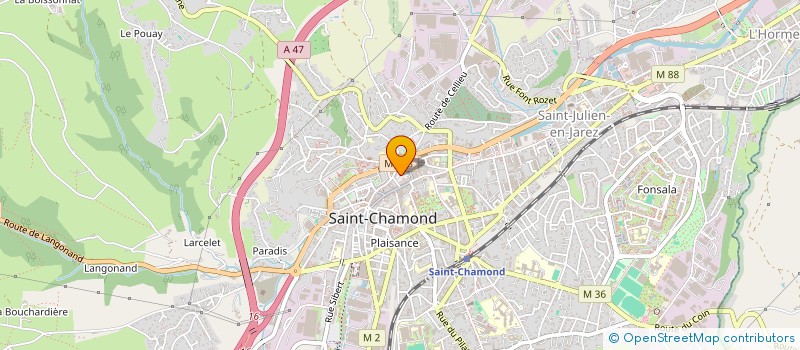 localisation de l'entreprise MONSIEUR SELMANE MALIKAYASI  SAINT-CHAMOND