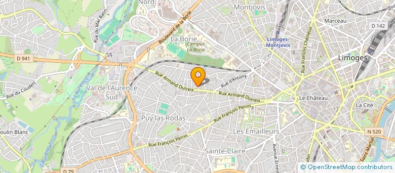localisation de l'entreprise MONSIEUR SELMI MOHAMED AMINE à LIMOGES