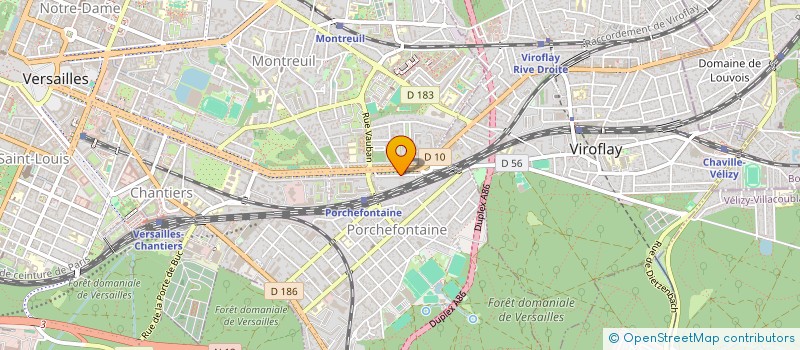 localisation de l'entreprise MONSIEUR SELOME HOUNGUE  VERSAILLES