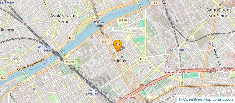 localisation de l'entreprise MONSIEUR SELOUA HATTAB à CLICHY