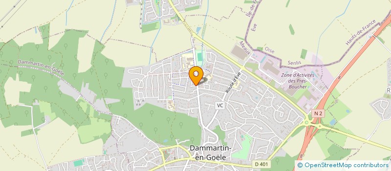 localisation de l'entreprise MONSIEUR SELVANADIN DEIVASSAGAYAME  DAMMARTIN-EN-GOELE