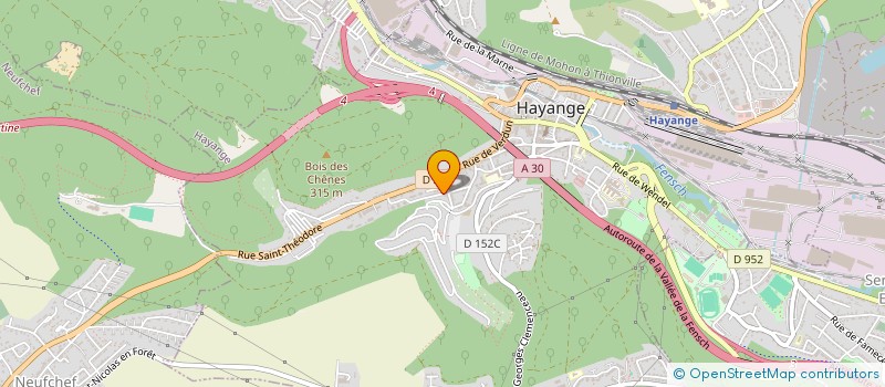 localisation de l'entreprise MONSIEUR SELVER OSMANCEVIC  HAYANGE