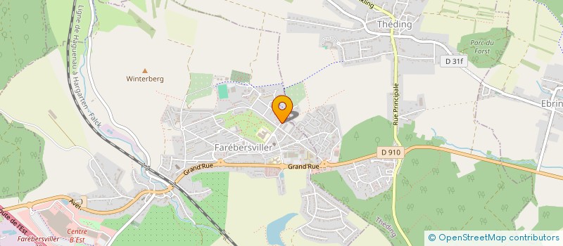 localisation de l'entreprise MONSIEUR SELVIR ZEJNILOVIC  FAREBERSVILLER