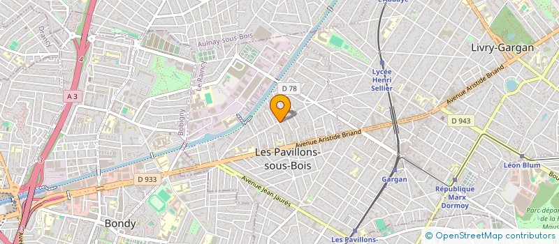 localisation de l'entreprise MONSIEUR SEM DOERR  LES PAVILLONS-SOUS-BOIS