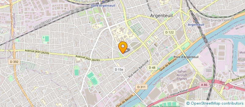 localisation de l'entreprise MONSIEUR SEMACHE BRAHIM  ARGENTEUIL