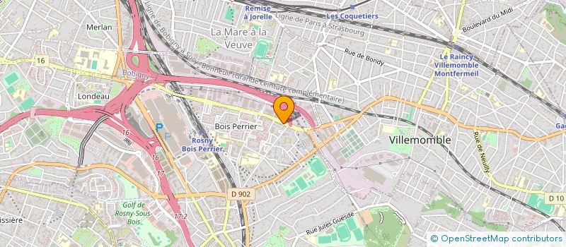 localisation de l'entreprise MONSIEUR SEMAH FRANKA à ROSNY-SOUS-BOIS