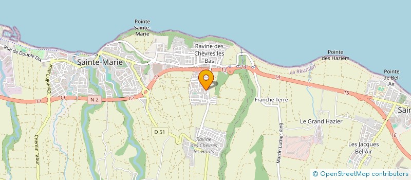 localisation de l'entreprise MONSIEUR SEMERCIYAN ALEXANDRE HACIK  SAINTE-MARIE