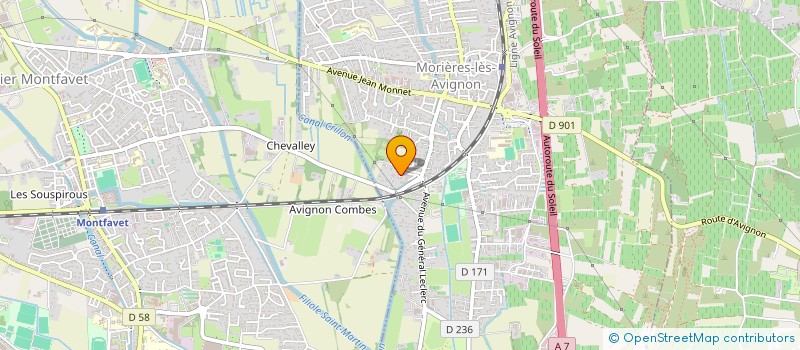 localisation de l'entreprise MONSIEUR SEMI MARZOUGUI MAJERI  MORIERES-LES-AVIGNON