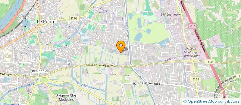 localisation de l'entreprise MONSIEUR SEMIH AKOVA  LE PONTET